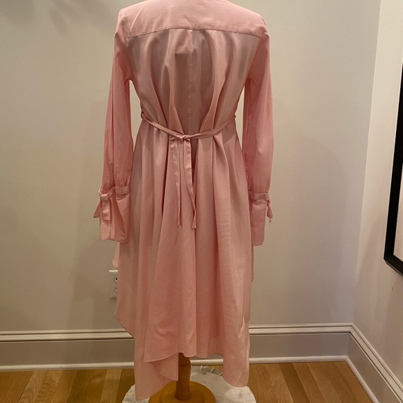 Zara Womens Pink Tunic with High Low Asymmetrical Hemline W Drawstring / S / NWT - Picture 5 of 16